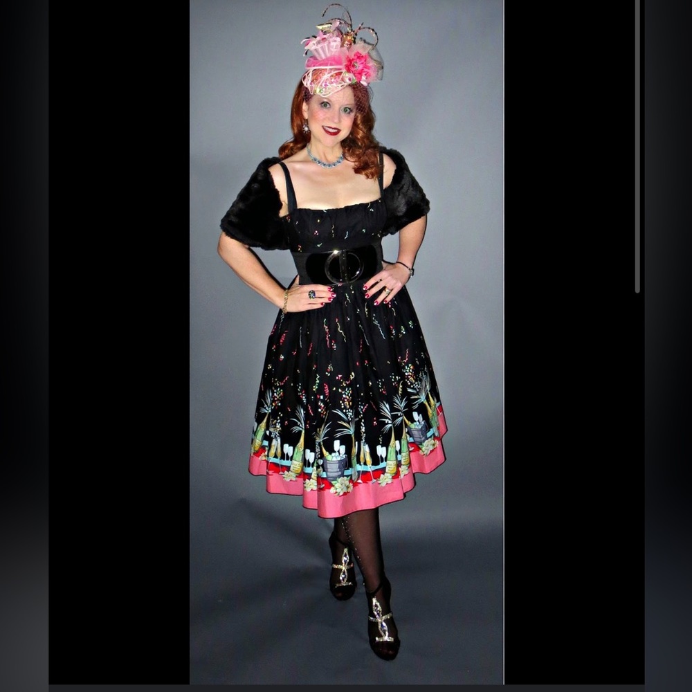 Bernie Dexter Paris NYE Party Dress with Pockets XS - Picture 3 of 9
